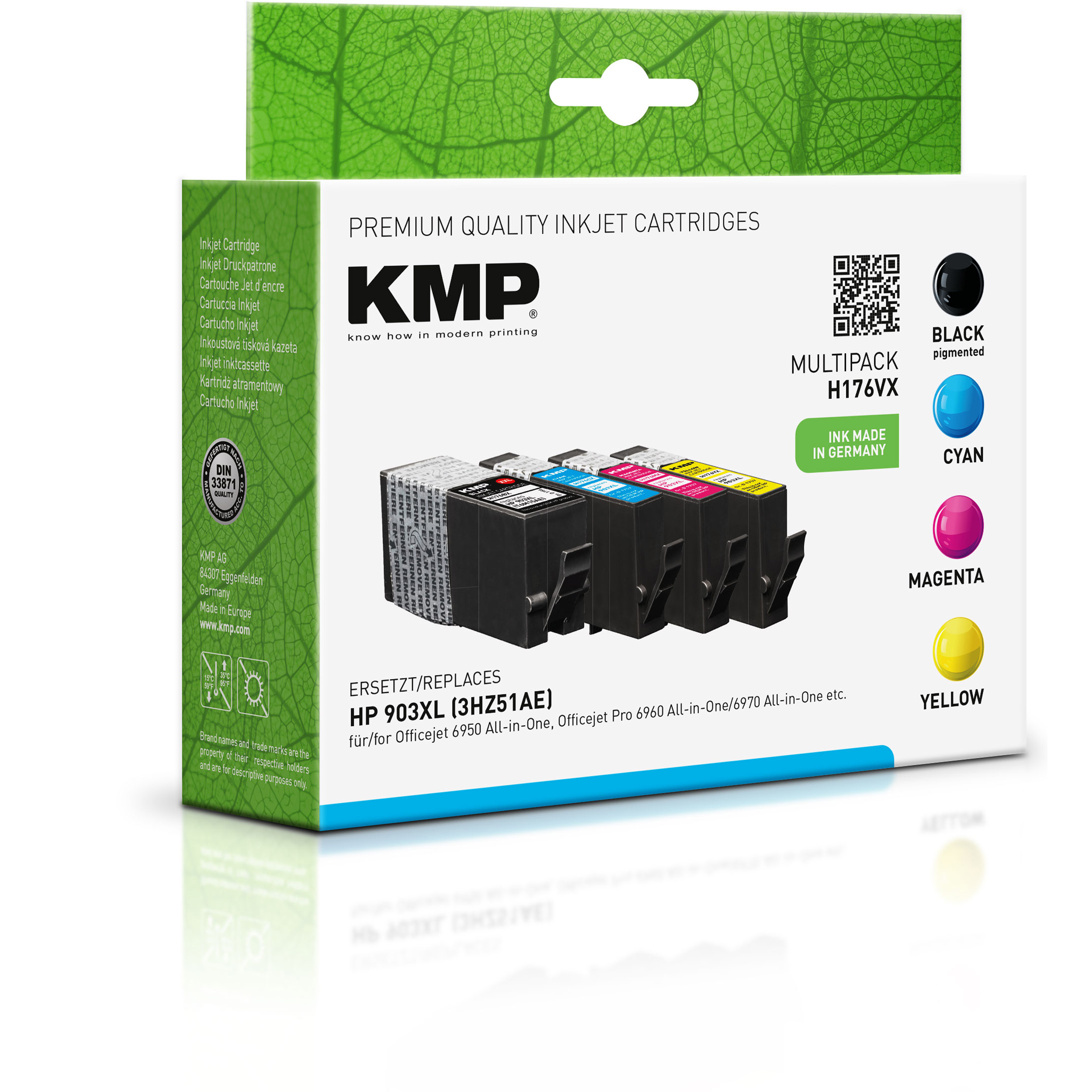 Ink T6M11AE) T6M07AE, (T6M15AE, für Tintenpatrone BK/C/M/Y yellow cyan, schwarz, KMP magenta, KMP Cartridge Multipack T6M03AE, 903XL HP