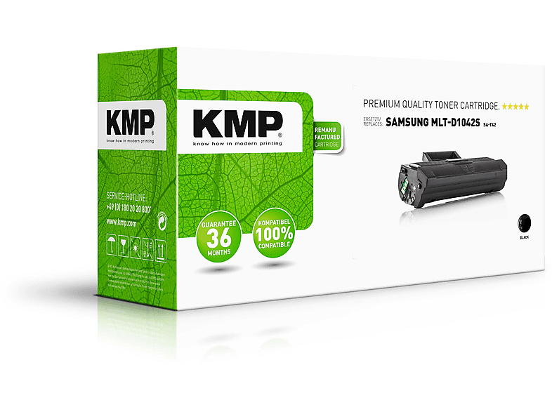 KMP Toner für Samsung 1042 Black (MLTD1042SELS) Toner black (MLTD1042SELS)
