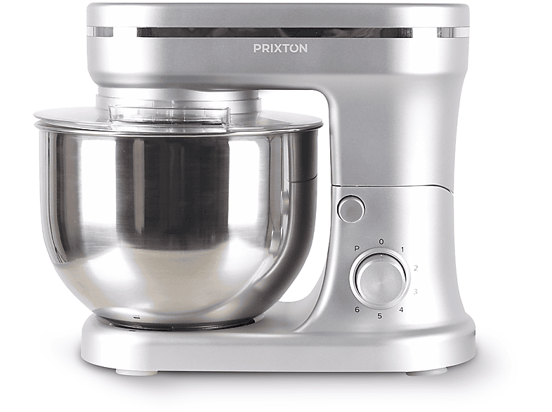 PRIXTON KR200 grau Küchenmaschine (1200 Watt)