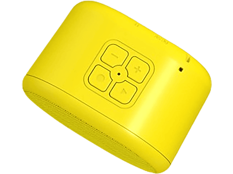 BYTELIKE Drahtloser Bluetooth-Lautsprecher, Unabhängige Bassmembran, Kompakt und Tragbar Bluetooth-Lautsprecher, Gelb