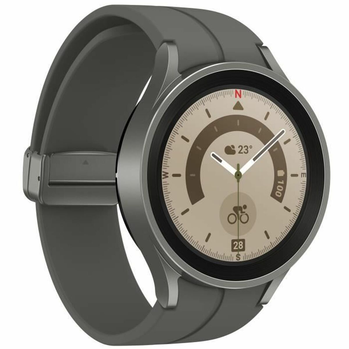 SAMSUNG Watch5 Pro Silver/Black Smartwatch silicone