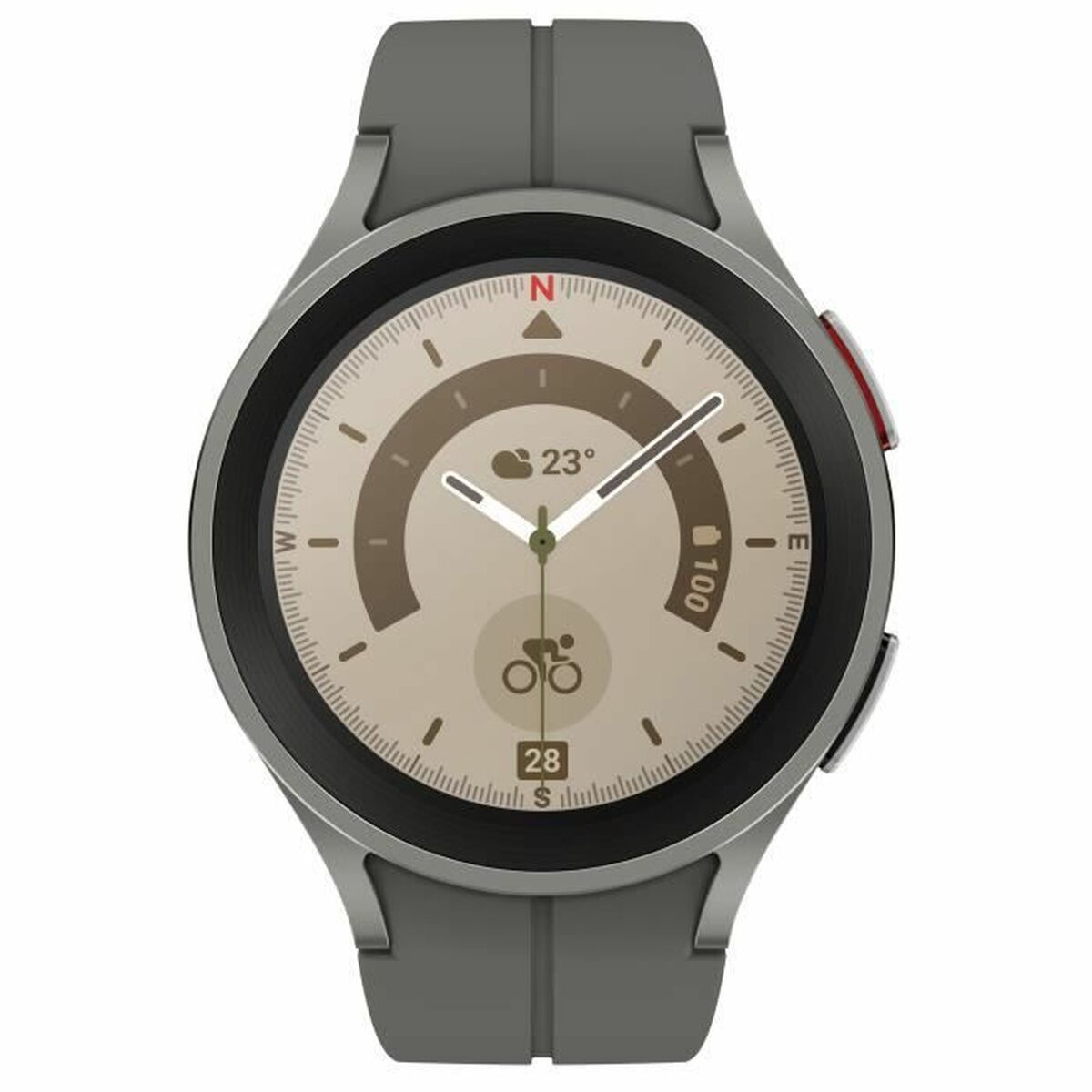 Watch5 SAMSUNG Pro Silver/Black Smartwatch silicone,