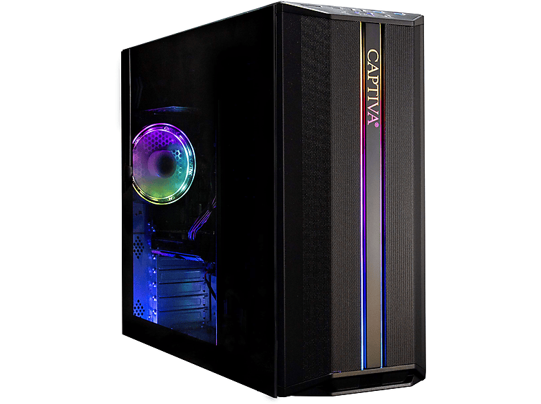 CAPTIVA Advanced Gaming I76-910, ohne Betriebssystem, Gaming-PC mit Intel® Core™ i3 Prozessor, 16 GB RAM, 500 GB SSD, NVIDIA GeForce RTX™ 4060 Ti , 16 GB
