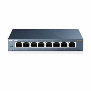 Switch  - TL-SG108 TP-LINK, Negro