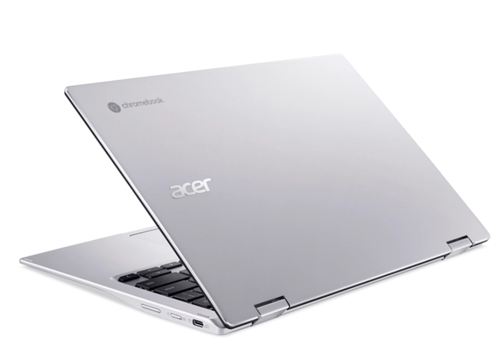ACER CP513-1H-S38T, Notebook mit 13,3 silber 64 Zoll Prozesssor, GB RAM, Flash, 8 GB Display