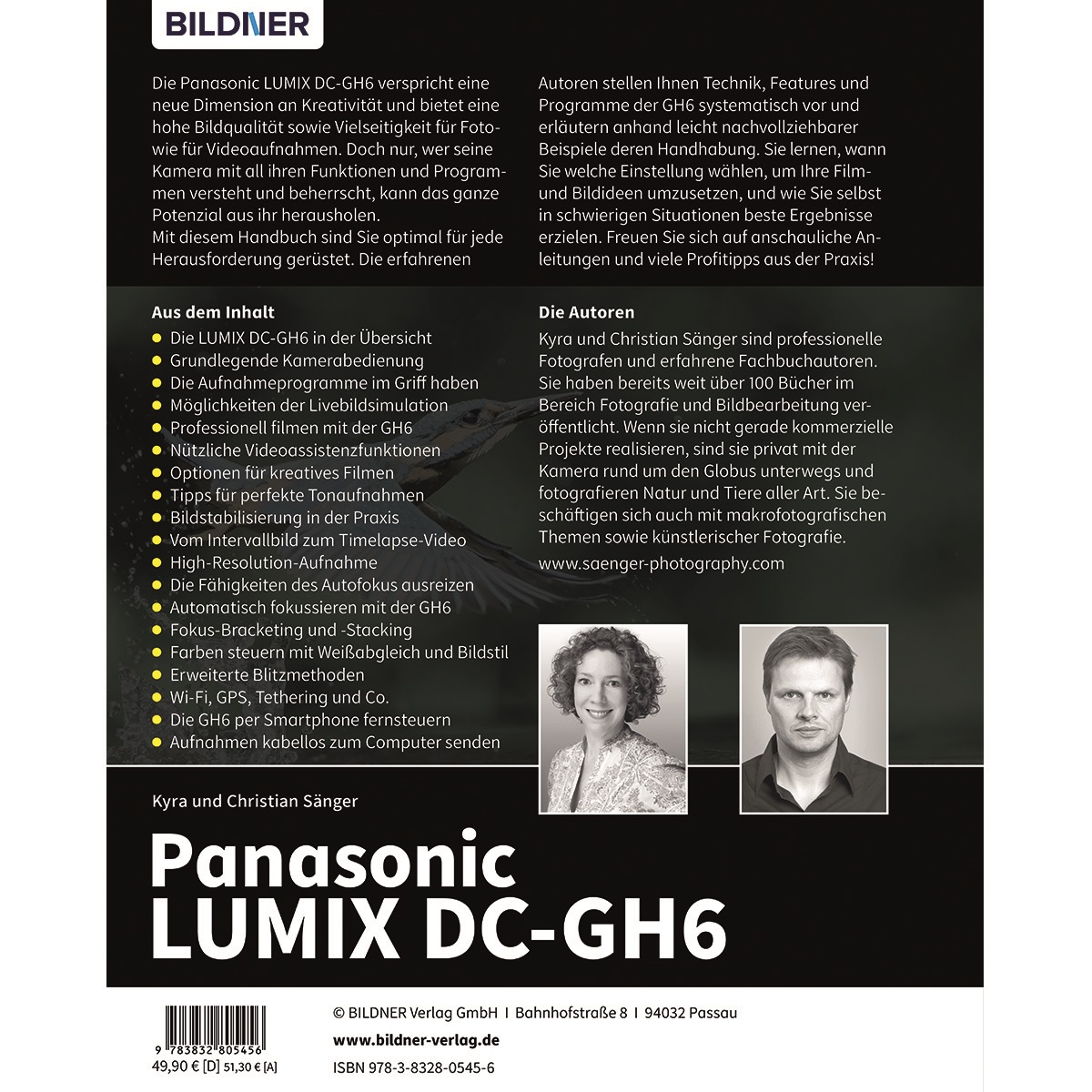 Panasonic LUMIX zu - Kamera DC-GH6 Ihrer Praxisbuch Das umfangreiche