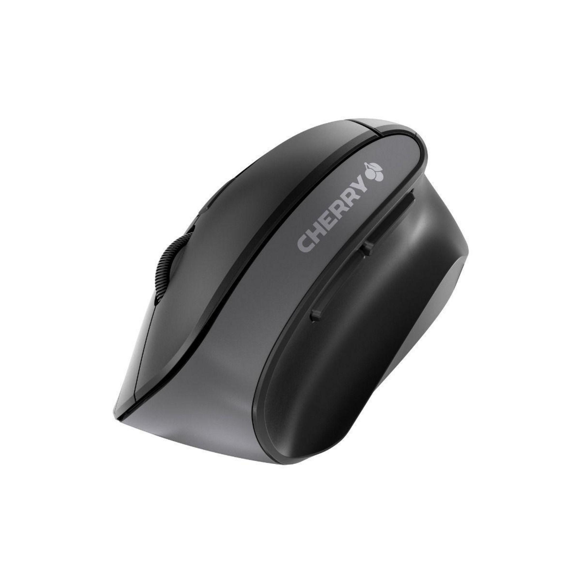 Black Cherry brand mouse. White background.