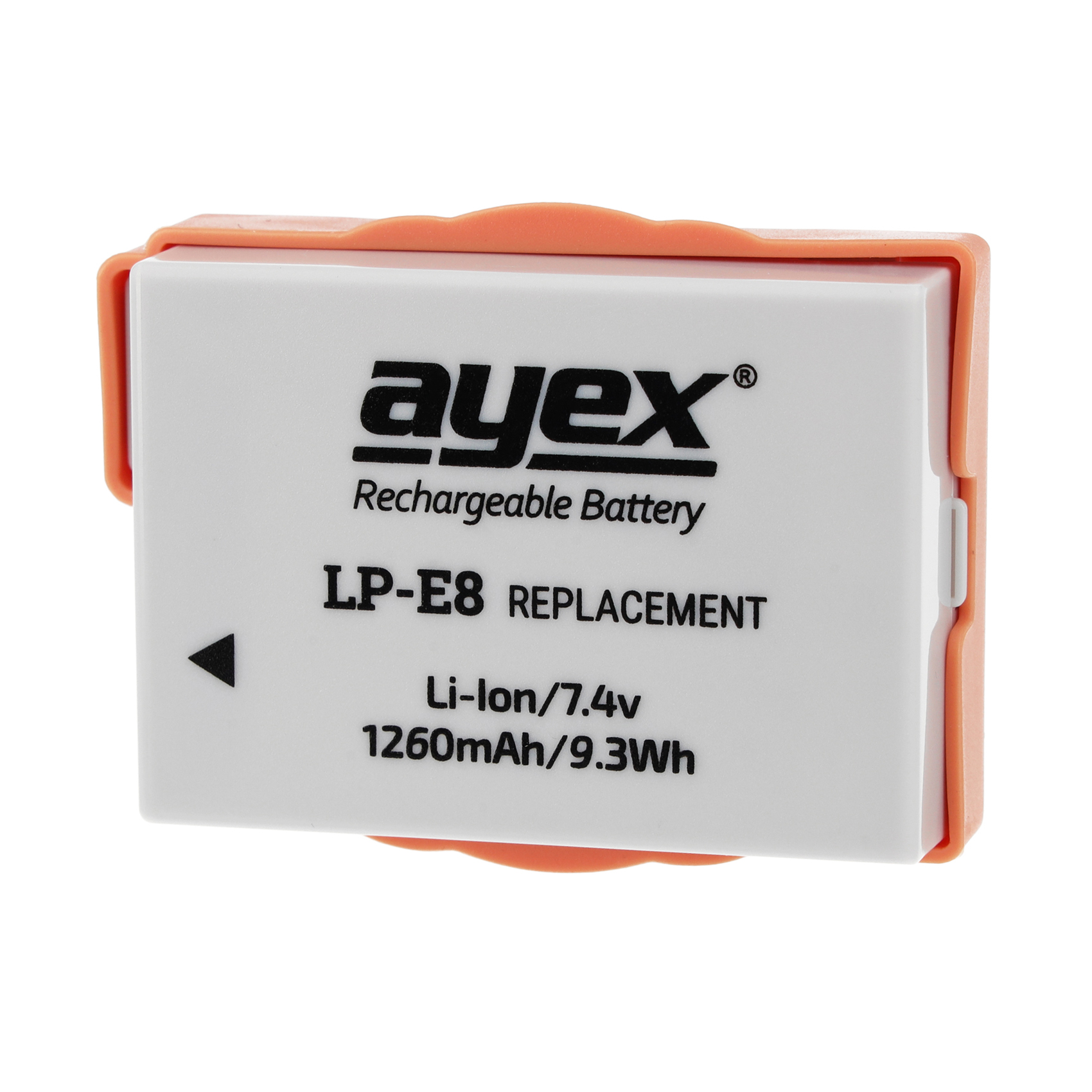 AYEX LP-E8 2 Stück für Canon Leistungsstark EOS Kamera-Akku, 700D Weiß langlebig 600D zuverlässig 550D 650D