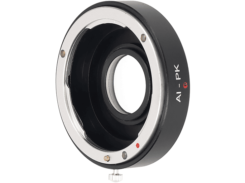 AYEX Objektivadapter für Nikon-Objektive an Pentax PK + Korrekturlinse, Objektivadapter, Black