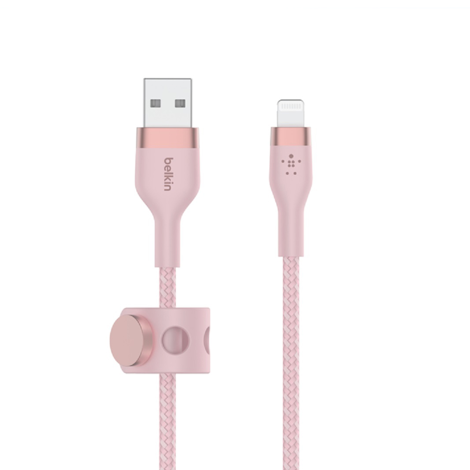 cable, BELKIN Kabel 1 USB A CAA010BT1MPK Pink, USB USB Belkin USB C/Lightning m Rosa