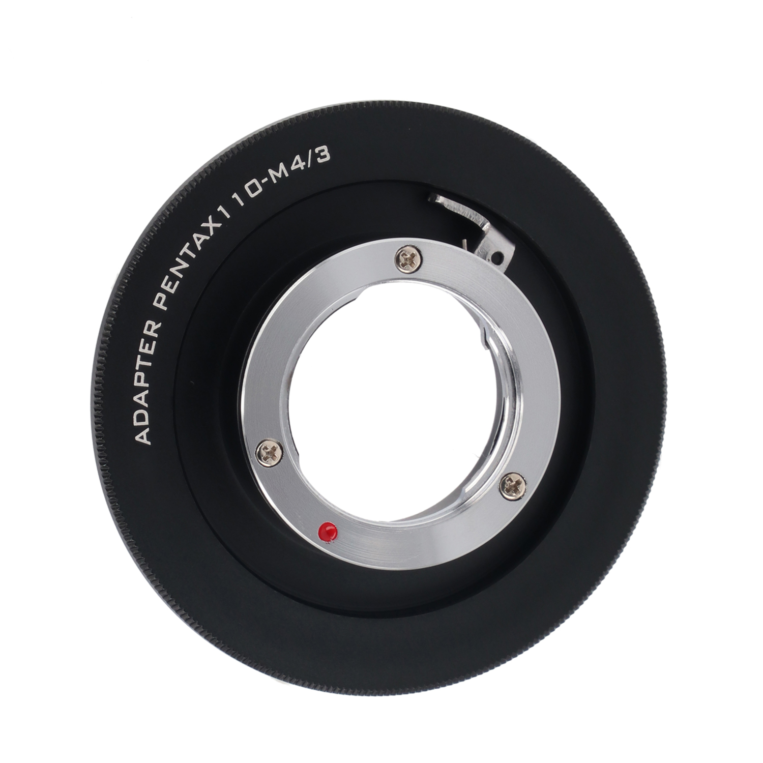 an Micro Pentax Objektivadapter Kameras, AYEX Adapter, 110 Objektive 4/3 Black