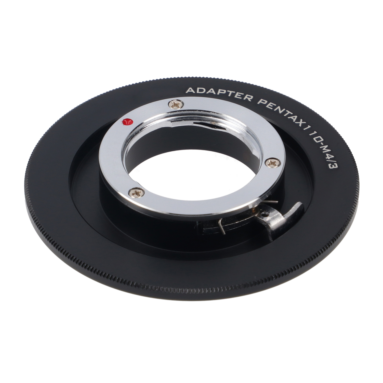an Micro Pentax Objektivadapter Kameras, AYEX Adapter, 110 Objektive 4/3 Black