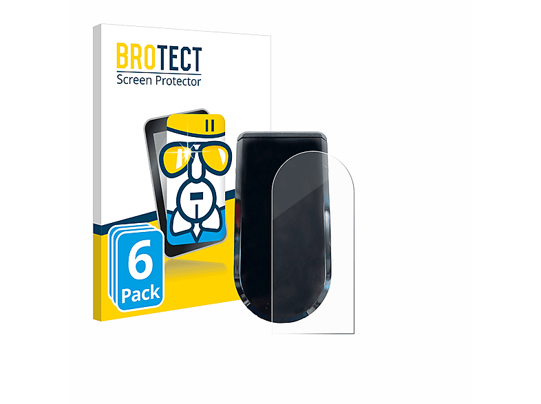 BROTECT 6x Airglass klare Schutzfolie(für Egret Pro)