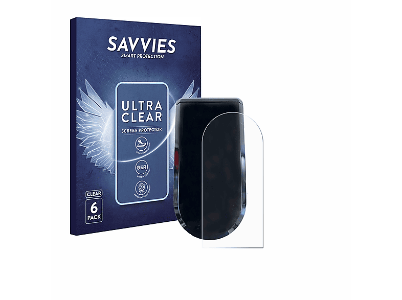 SAVVIES 6x klare Schutzfolie(für Egret Pro)