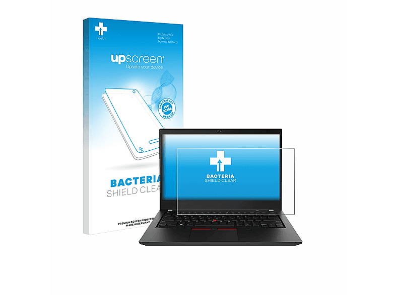 UPSCREEN antibakteriell klare Schutzfolie(für Lenovo ThinkPad T490 Non-Touch)