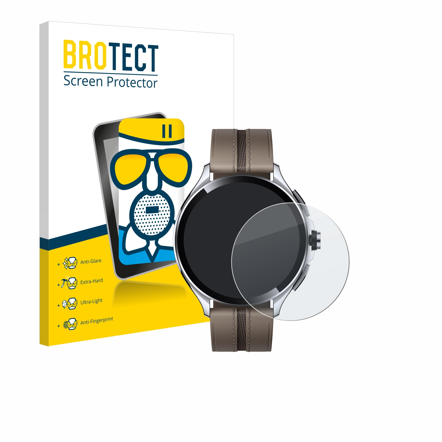 BROTECT Airglass 2 matte Pro) Xiaomi Watch Schutzfolie(für