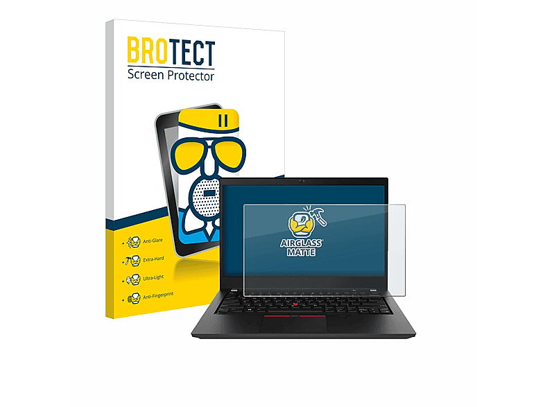 BROTECT Airglass matte Schutzfolie(für Lenovo ThinkPad T490 Non-Touch)