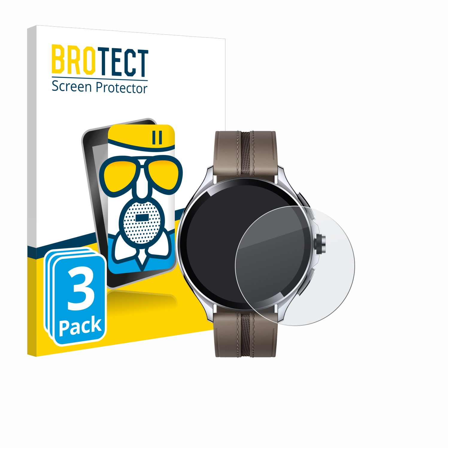 matte 3x 2 Pro) BROTECT Schutzfolie(für Airglass Watch Xiaomi