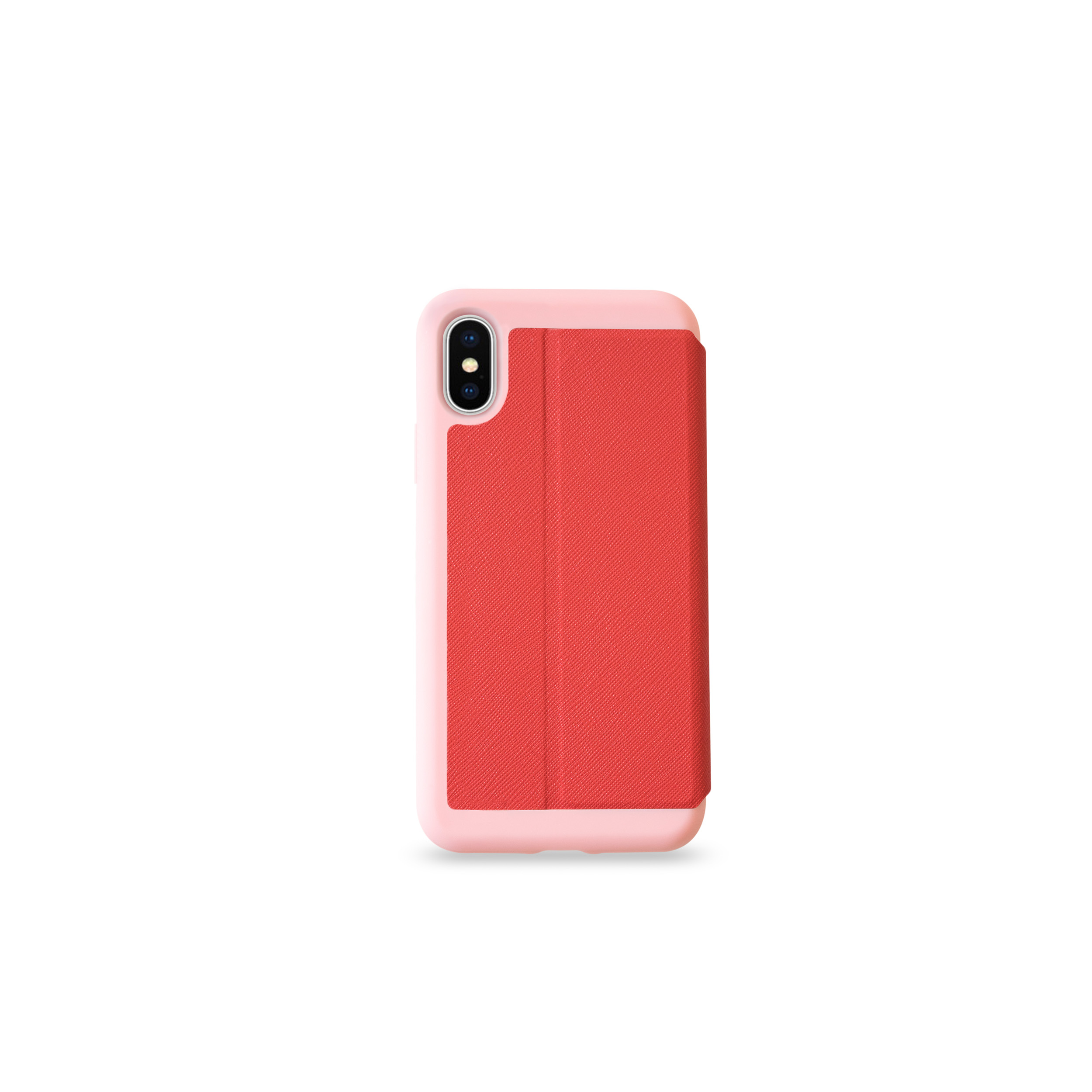 Cover, für Rubin iPhone Apple, Bookcase X, iPhone KMP Red, Full rubin X red