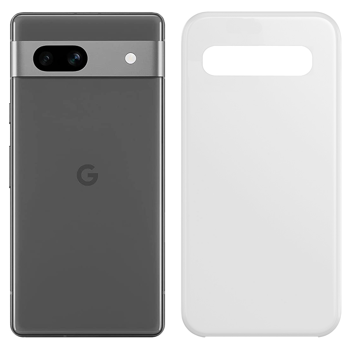 Pixel Google, PEDEA Backcover, transparent TPU 7a, Case,