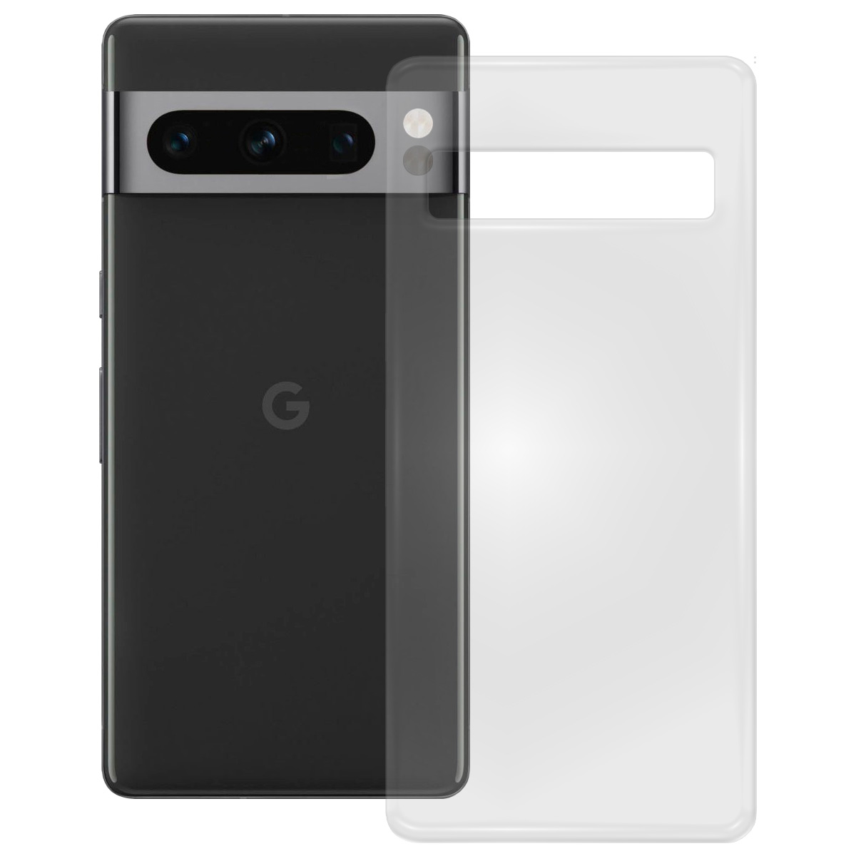 8 Case, PEDEA Google, transparent Pixel TPU Pro, Backcover,