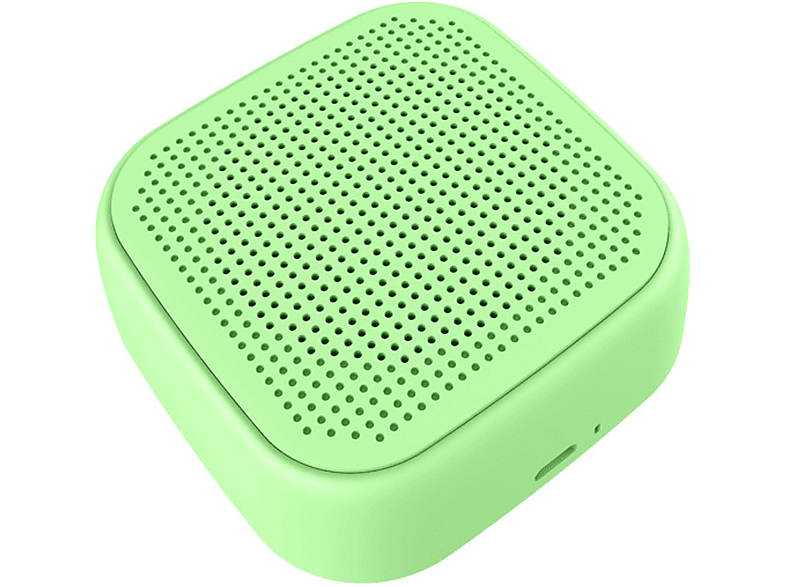 Mini-Subwoofer, Bluetooth-Lautsprecher, Tragbar, 360°-Panorama-Soundeffekt Draußen Grün Kabelloser BYTELIKE Bluetooth-Lautsprecher,