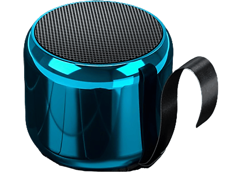 Galvanik-Metall, Bluetooth-Lautsprecher Stereo-Sound, Kleiner aus TWS-Verbindung Blau Bluetooth-Lautsprecher, BYTELIKE