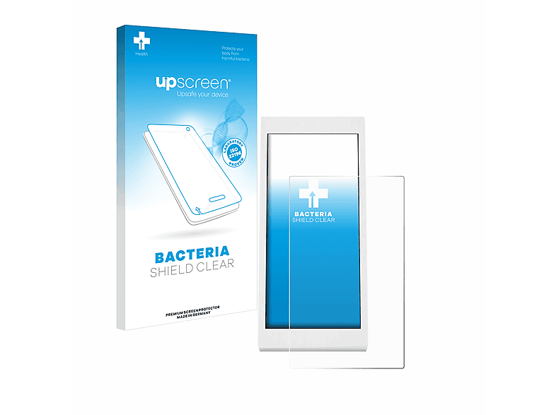 UPSCREEN antibakteriell klare Schutzfolie(für WetterOnline Home)