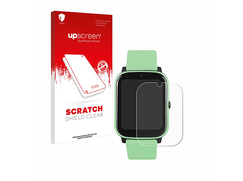 UPSCREEN Kratzschutz klare Schutzfolie(für One2Track Connect NEXT) | Smartwatch Schutzfolien & Gläser