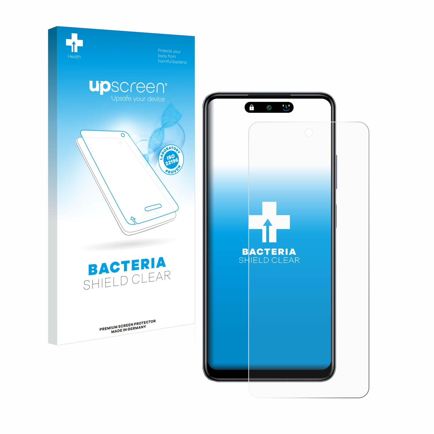 UPSCREEN antibakteriell klare Schutzfolie(für Infinix HD) 8 Smart