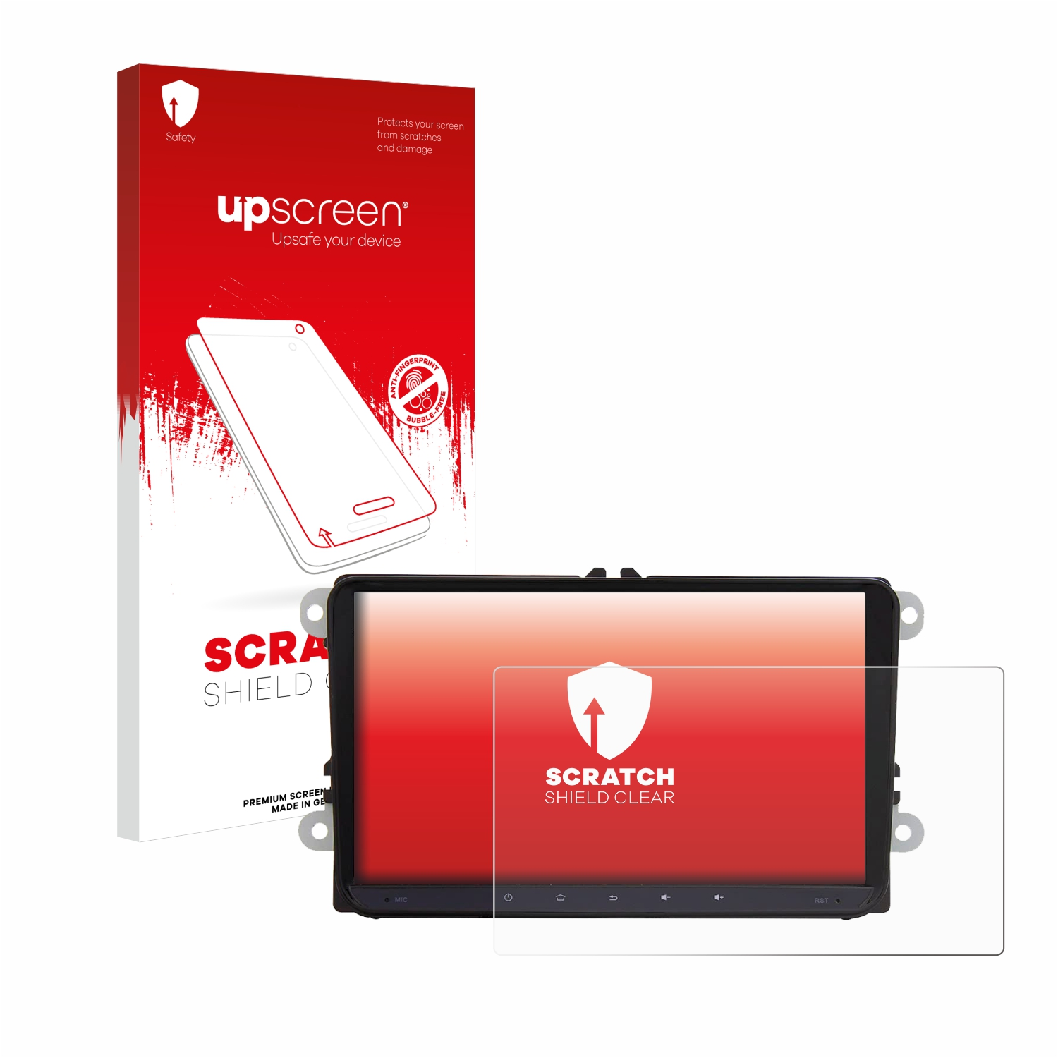 UPSCREEN Kratzschutz klare JF-039W6-X9C) Schutzfolie(für JF-Sound