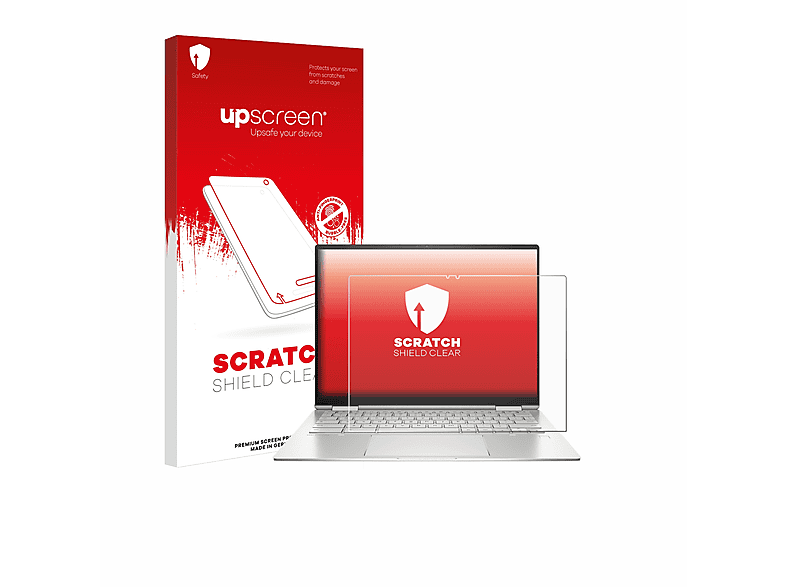 UPSCREEN Kratzschutz Elite klare C1030 HP Schutzfolie(für Chromebook)