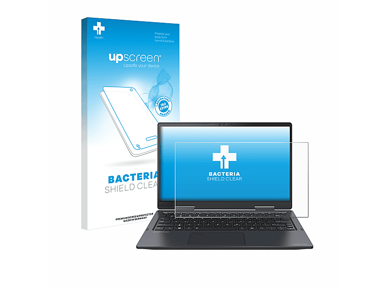 UPSCREEN antibakteriell klare Schutzfolie(für Dynabook Portege X30W-J)
