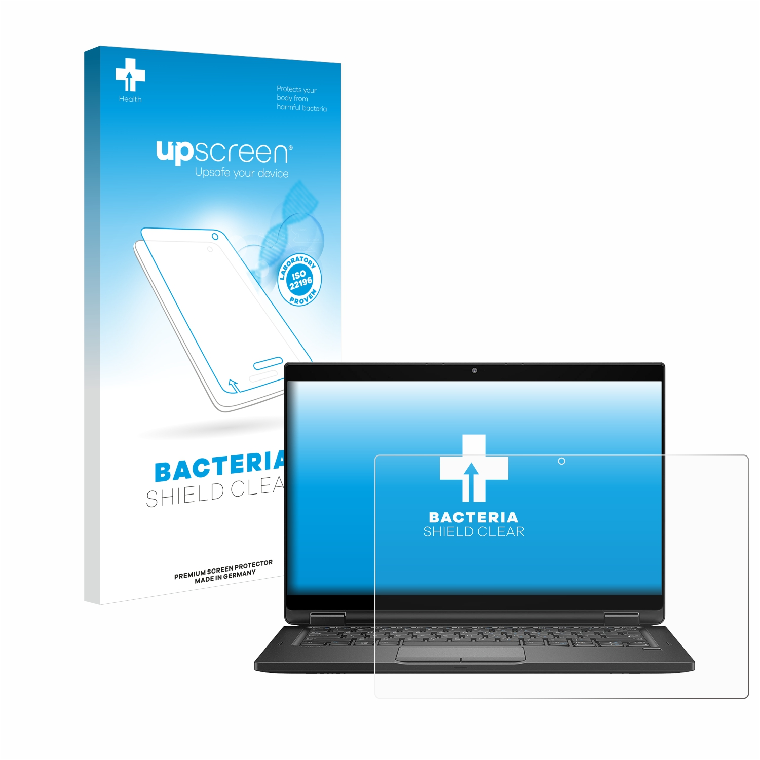 Laptop) antibakteriell 2-in-1 Dell Latitude UPSCREEN 7390 Schutzfolie(für klare