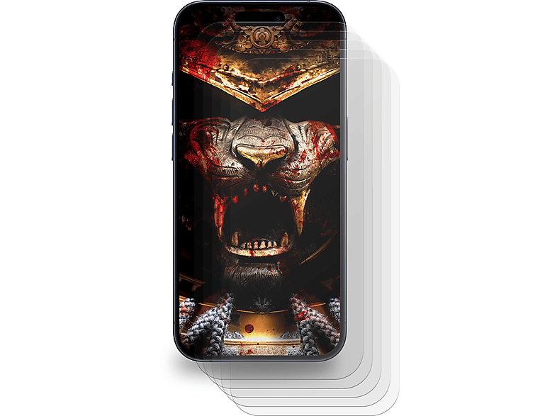 Doupi Matte Schutzfolie Für IPhone 5/5S/SE – 6er Set (4x Display + 2x Rückseite) Entspiegelt
