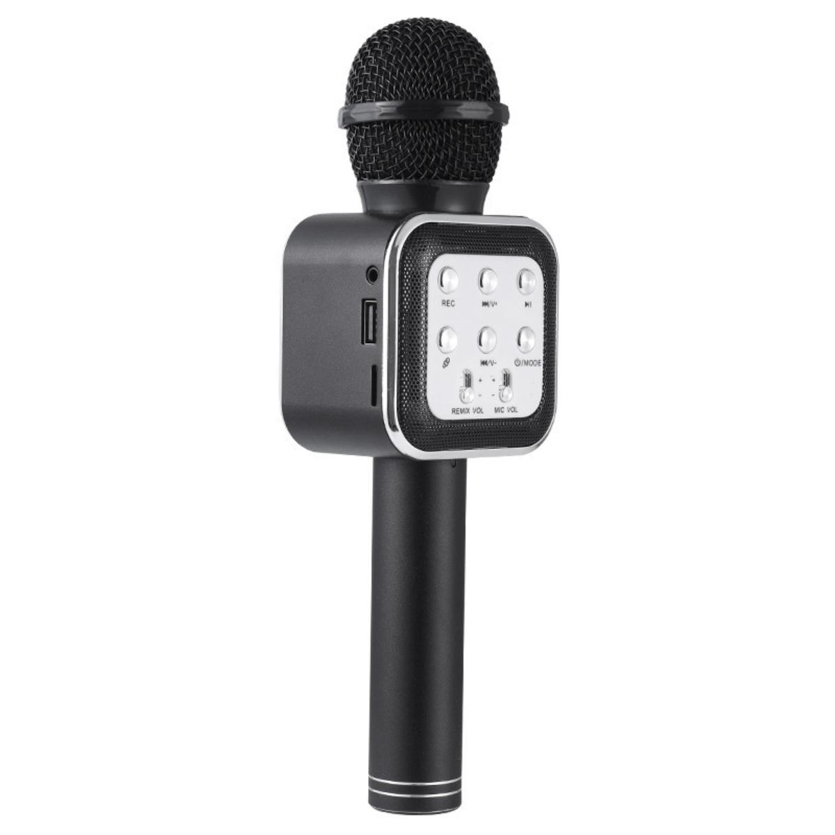BYTELIKE Kabelloses Bluetooth-Mikrofon, Schwingspulen-Tonabnehmer, Magische Schwarz Stimmveränderung Mikrofone