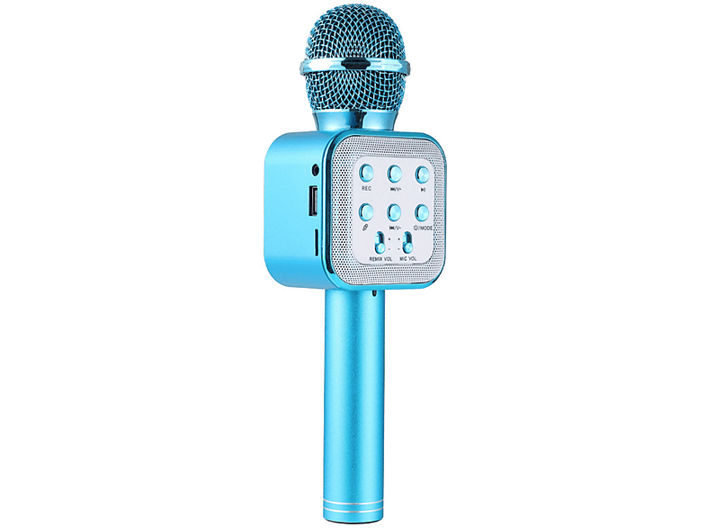 Magische Blau Kabelloses Schwingspulen-Tonabnehmer, BYTELIKE Mikrofone Bluetooth-Mikrofon, Stimmveränderung