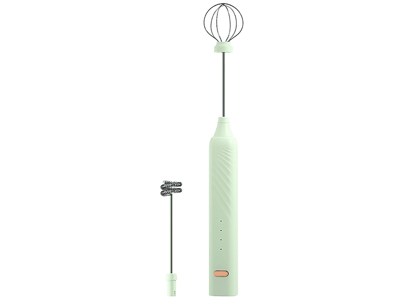 Schnelles Aufschlagen Volt) Hellgrün Milchaufschäumer USB-Lithium-Akku Rührgerät Leistungsstark Elektrischer FEI (36