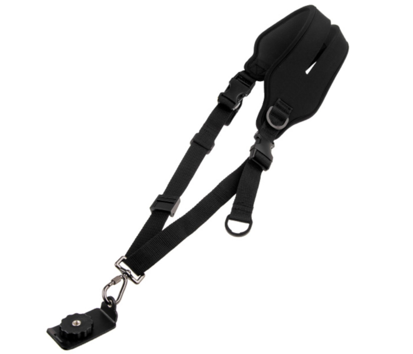 verstellbaren Quick Strap Gurte 3 Single mit Black und Kameragurt, individuell Karabinerhaken, AYEX