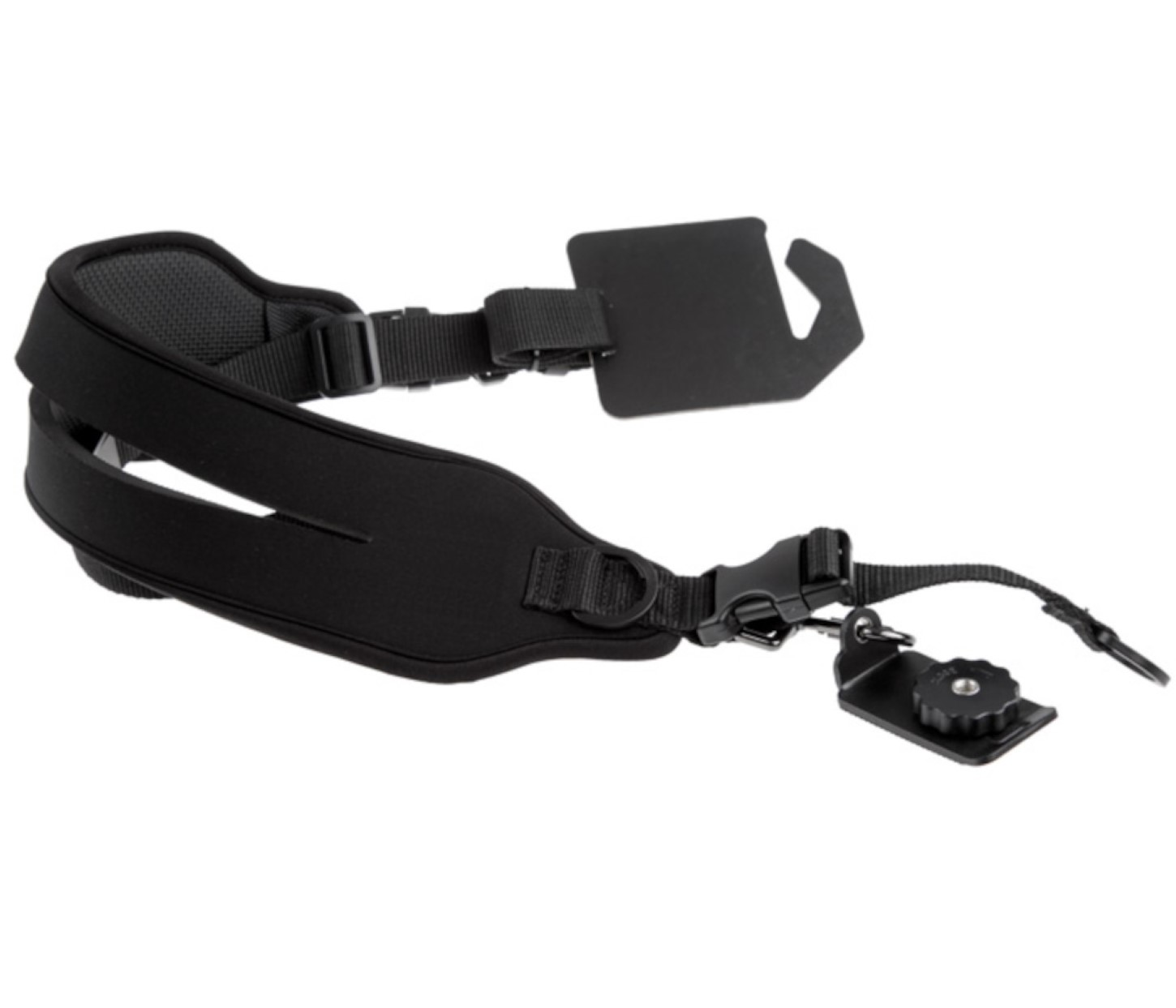 AYEX Single Quick Strap individuell 3 mit verstellbaren Gurte Black Karabinerhaken, Kameragurt, und