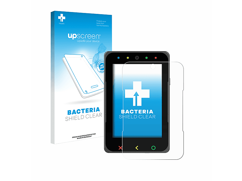UPSCREEN antibakteriell klare Schutzfolie(für ingenico Moby/9500)