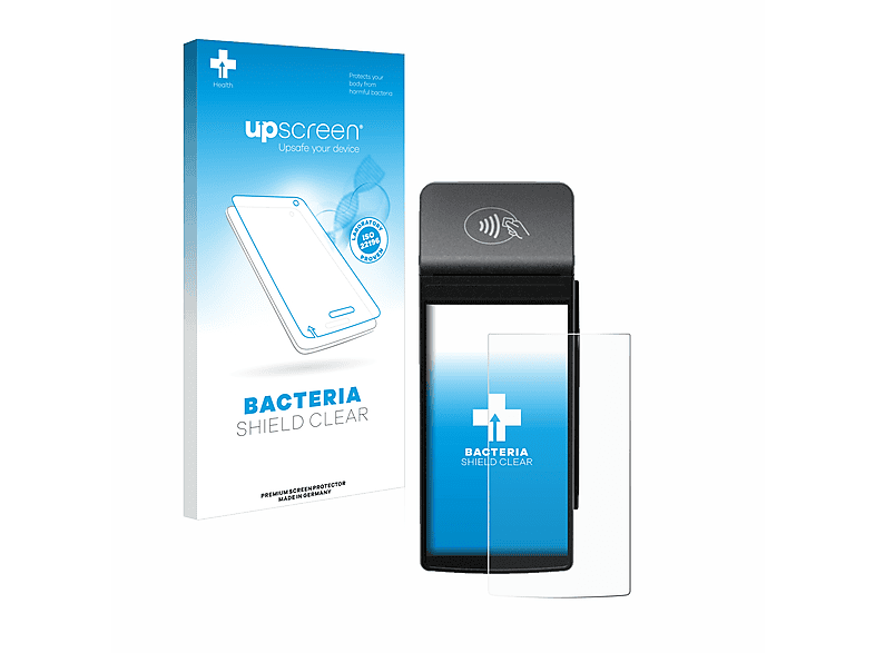 UPSCREEN antibakteriell klare Schutzfolie(für Castles Technology S1F2)