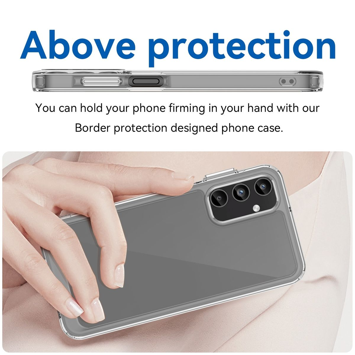 / Samsung, WIGENTO Transparent Acryl A15, Hülle, Backcover, TPU Galaxy Design