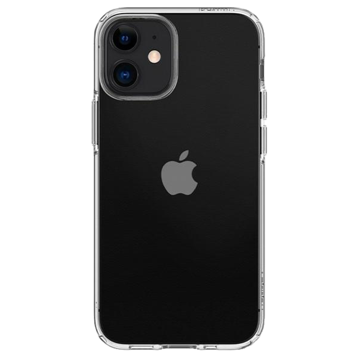 Backcover, 12 Silikon Cover, Transparent Schutzhülle iPhone Mini, Apple, SPIGEN Transparent Case