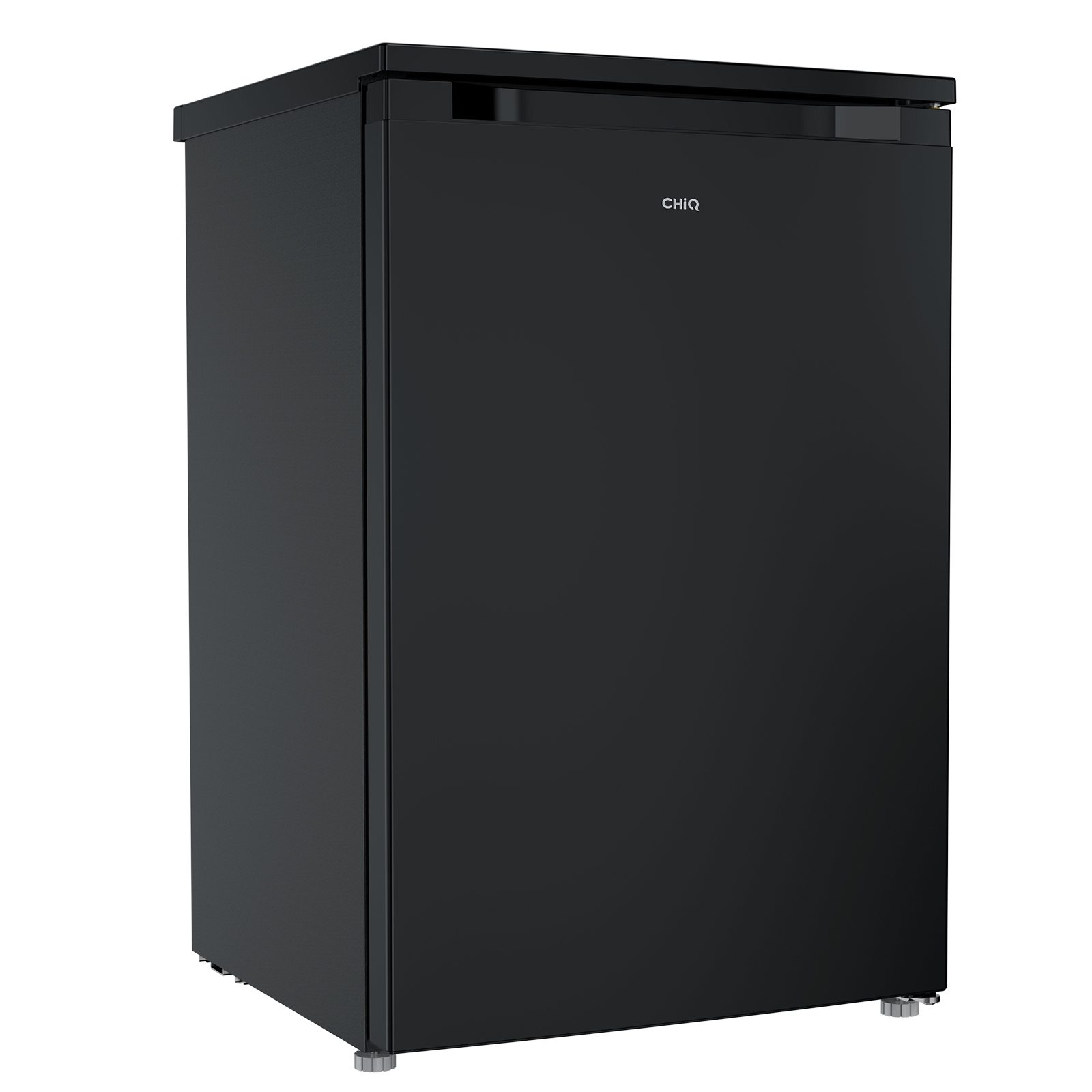 Kühlschrank Dunkel (D, CHIQ CSF120BE LFS Edelstahl) 85 cm hoch,
