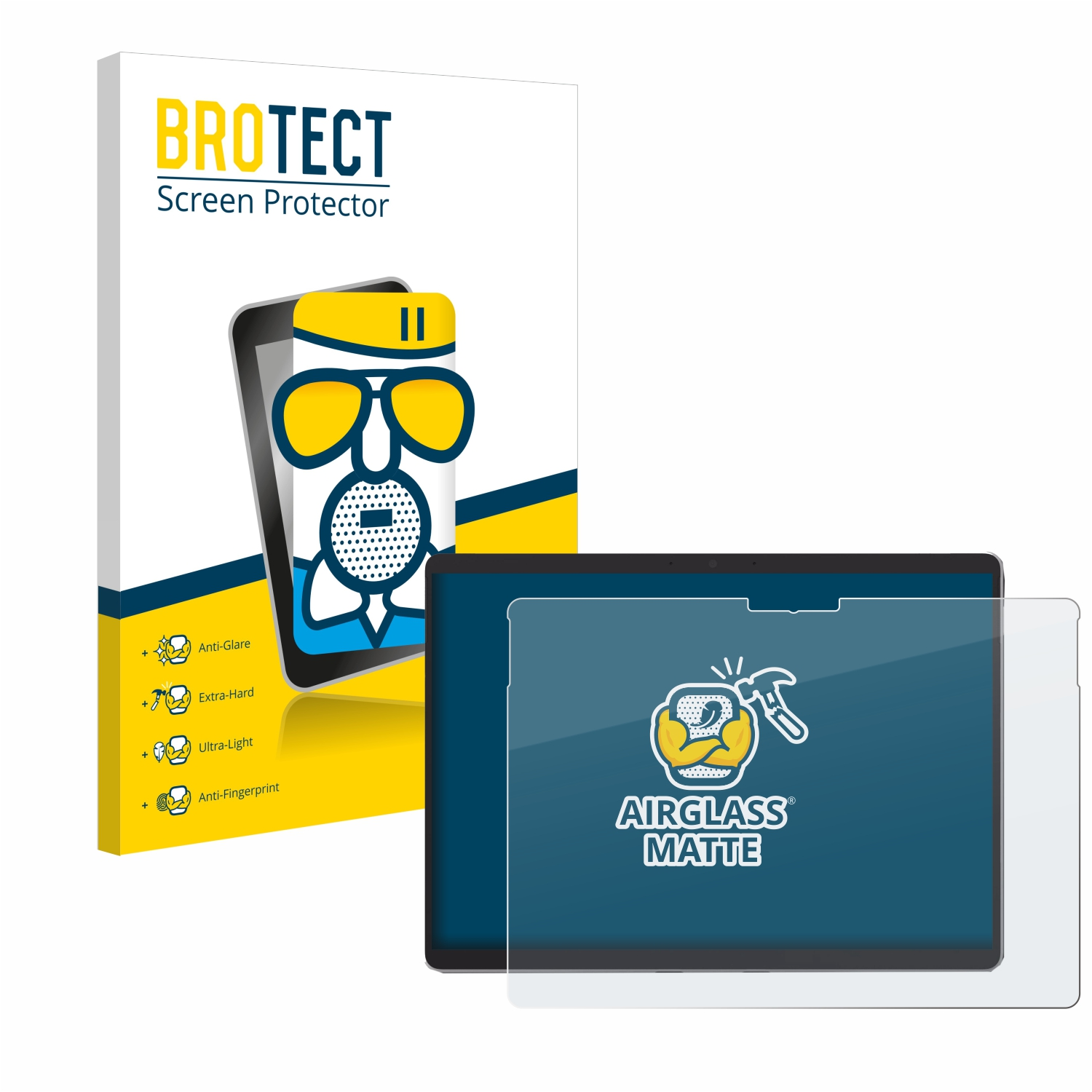 BROTECT Airglass matte Schutzfolie(für 8 Microsoft Surface (2021)) Pro
