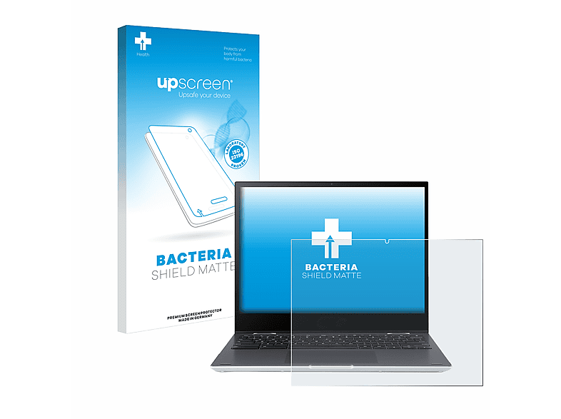UPSCREEN antibakteriell entspiegelt Schutzfolie(für matte CM3) Chromebook ASUS Flip