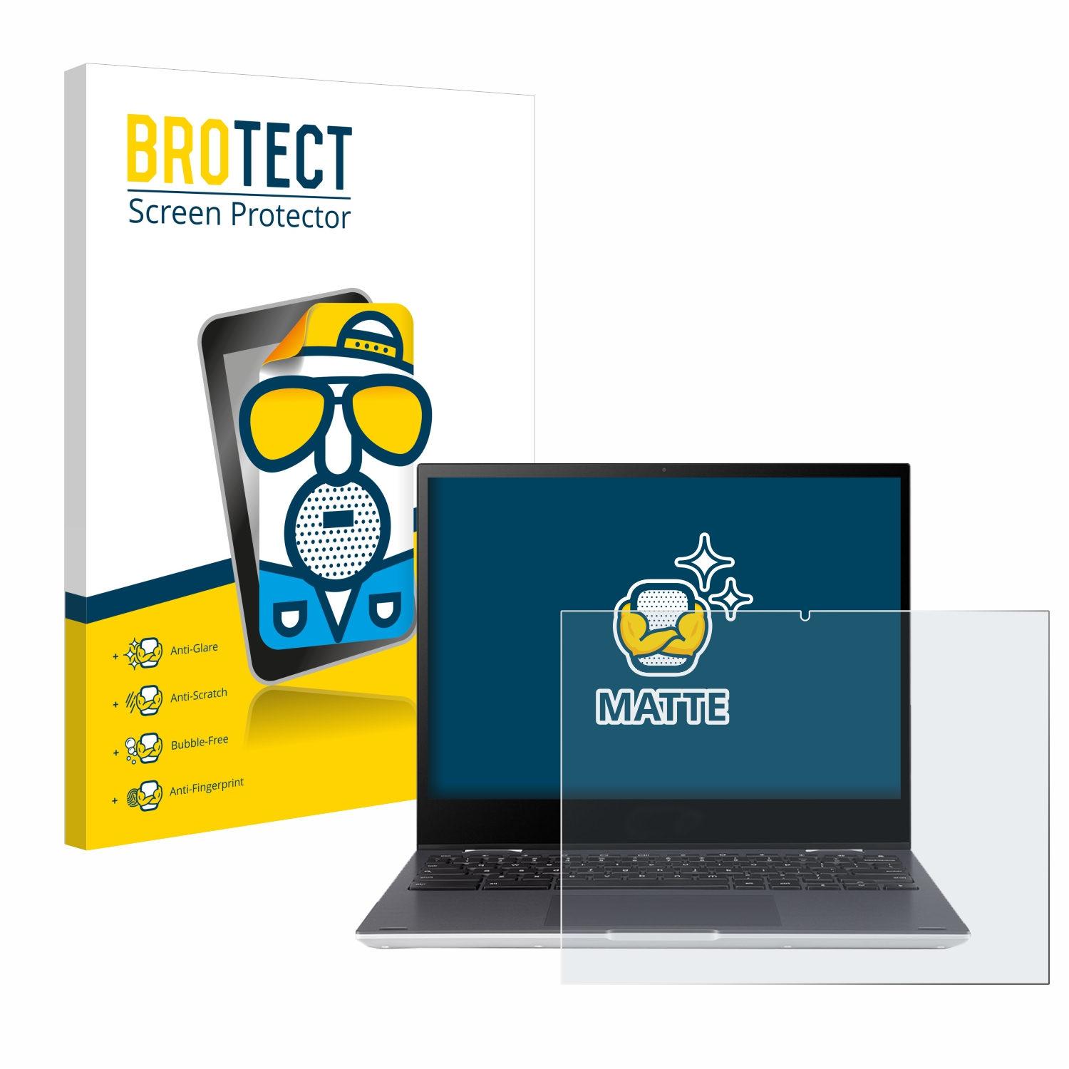 BROTECT matte Schutzfolie(für Flip ASUS CM3) Chromebook