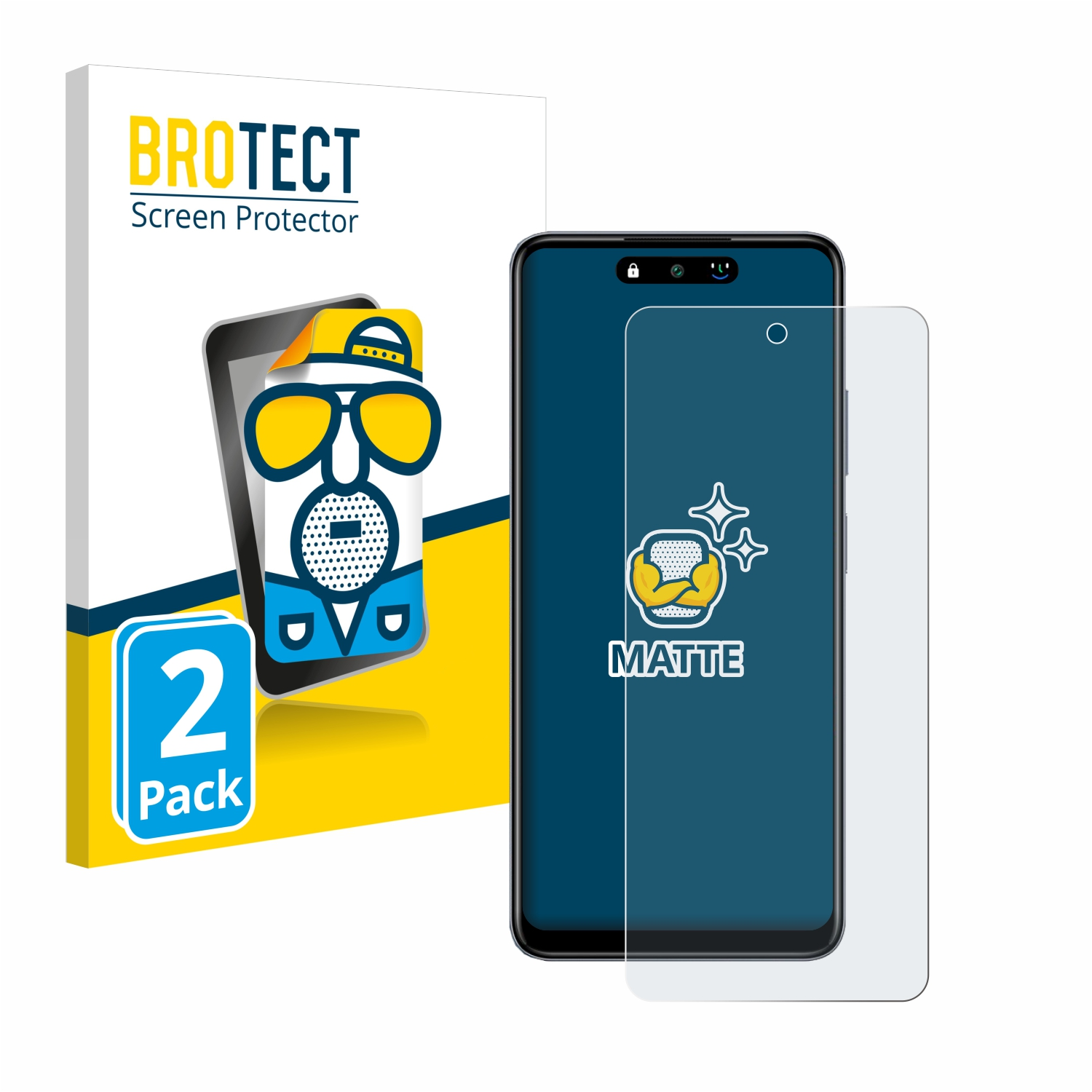 BROTECT 2x 8 Schutzfolie(für matte HD) Smart Infinix