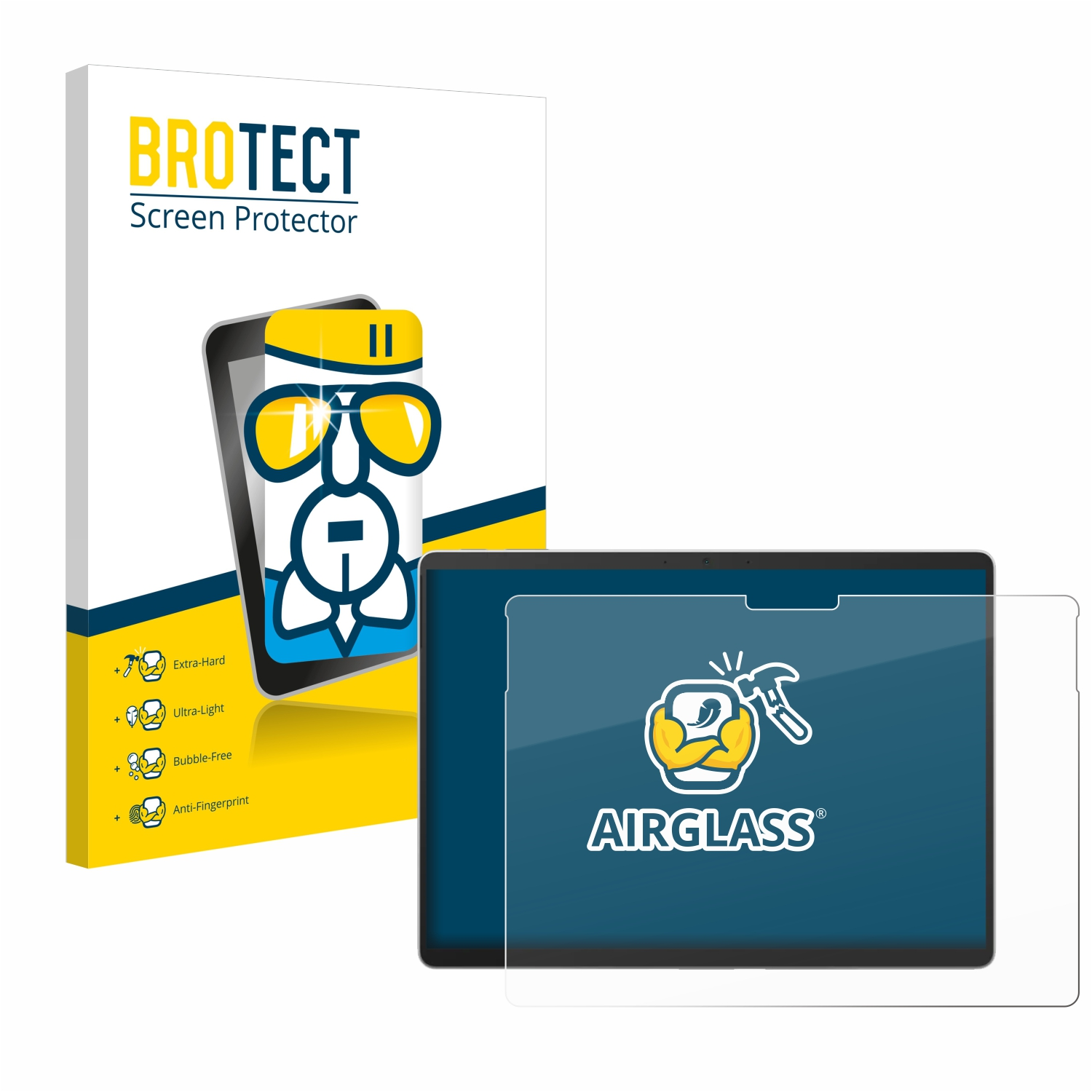 BROTECT Airglass klare 9) Schutzfolie(für Surface Pro Microsoft